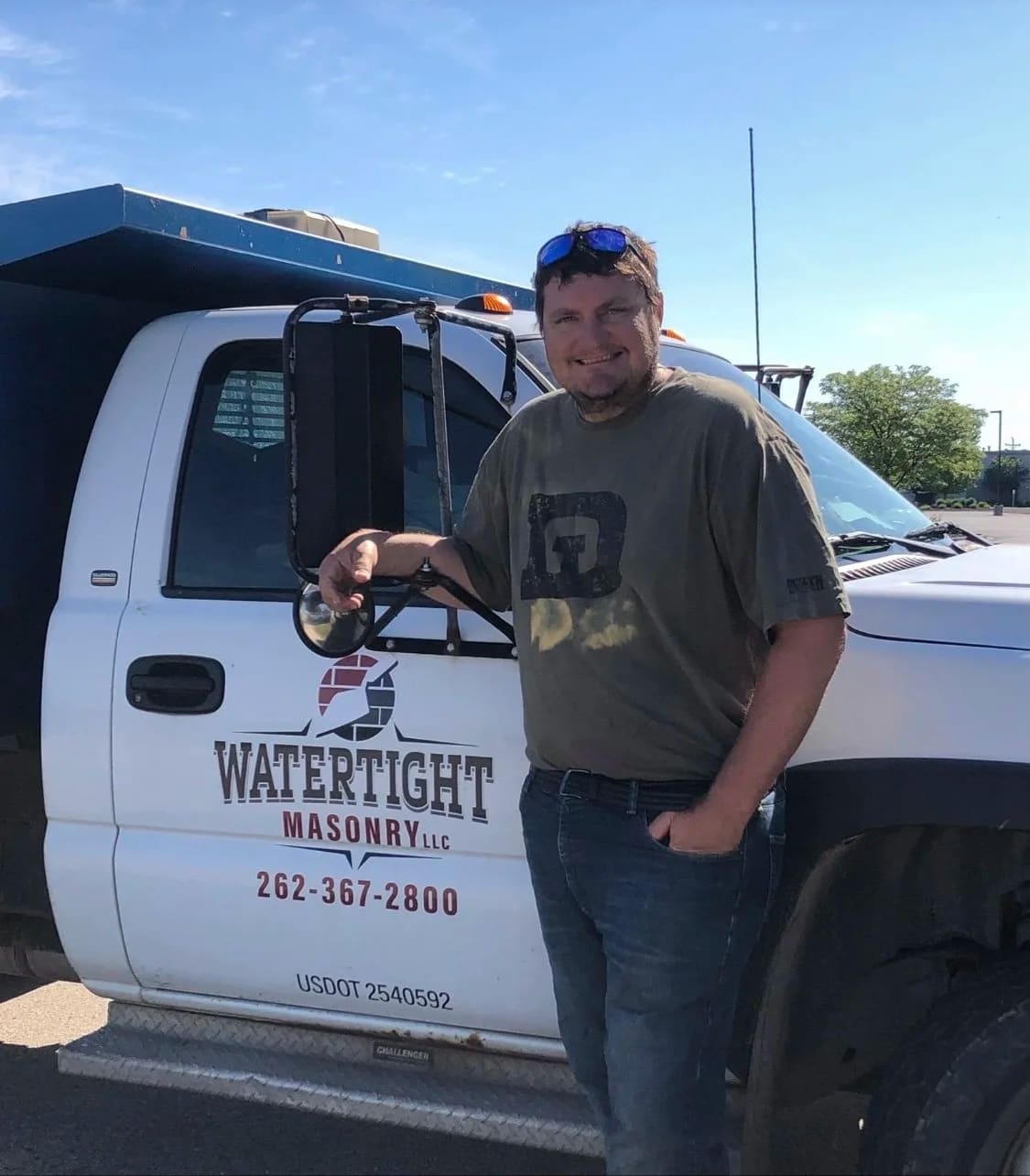 Tim Kempen, owner of Watertight Masonry